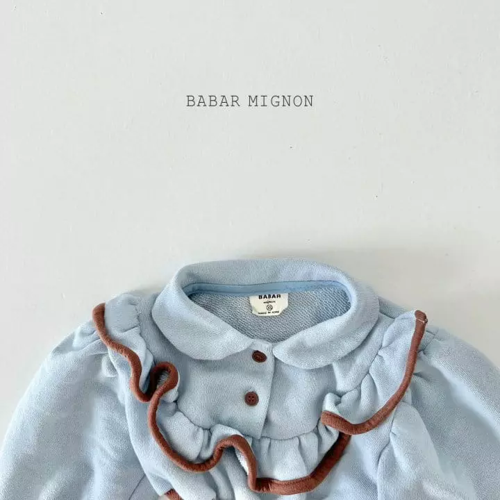 Babar Mignon - Korean Children Fashion - #minifashionista - Frill Collar One-piece - 11