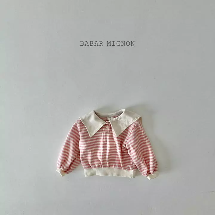 Babar Mignon - Korean Children Fashion - #minifashionista - Big Collar Sweatshisrt - 10