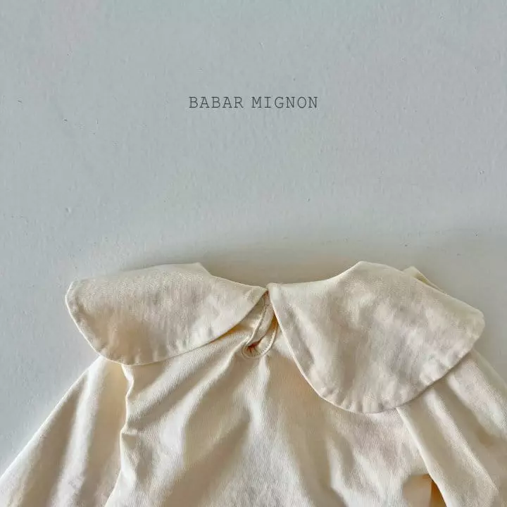 Babar Mignon - Korean Children Fashion - #minifashionista - Basic Big Collar Tee - 7