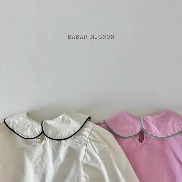 Babar Mignon - Korean Children Fashion - #minifashionista - Embroidery Collar Blouse - 6