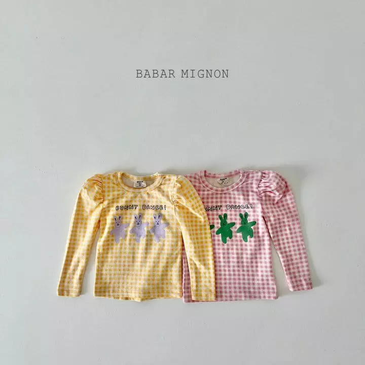 Babar Mignon - Korean Children Fashion - #minifashionista - Rabbit Puff Tee