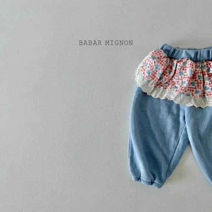 Babar Mignon - Korean Children Fashion - #prettylittlegirls - Flower Pants - 10