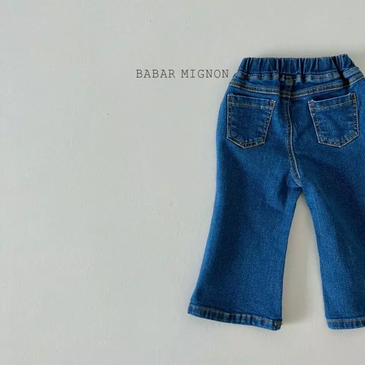 Babar Mignon - Korean Children Fashion - #prettylittlegirls - Semi Wide Jeans - 6