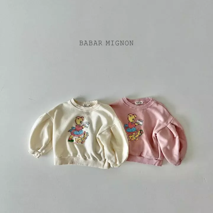 Babar Mignon - Korean Children Fashion - #stylishchildhood - Cake Sweatshirt