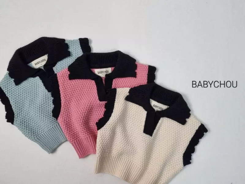 Babychou - Korean Children Fashion - #discoveringself - Collar Vest