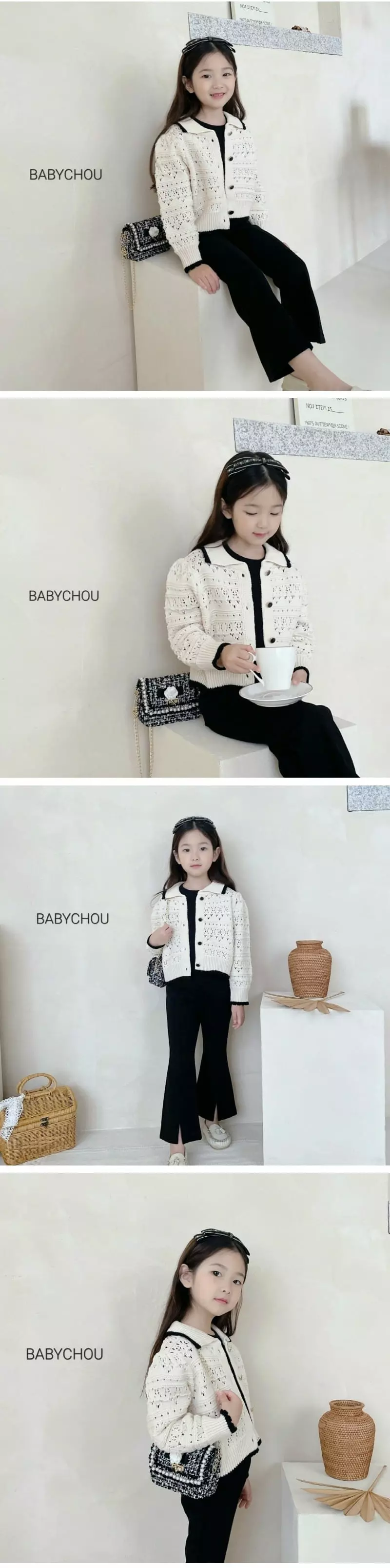 Babychou - Korean Children Fashion - #fashionkids - Slit Bootscut Pants - 3