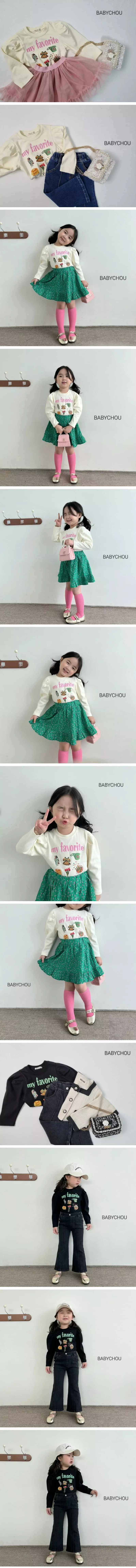 Babychou - Korean Children Fashion - #kidsstore - Favorit Tee - 2