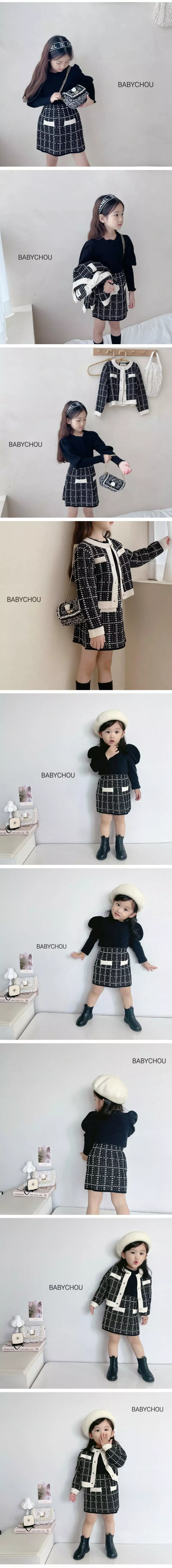 Babychou - Korean Children Fashion - #minifashionista - Twid Skirt - 3