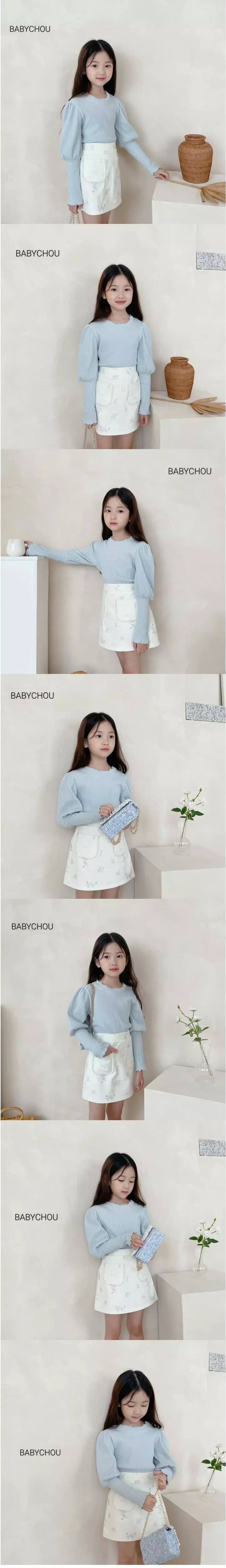 Babychou - Korean Children Fashion - #prettylittlegirls - Lace Pocket Skirt - 3