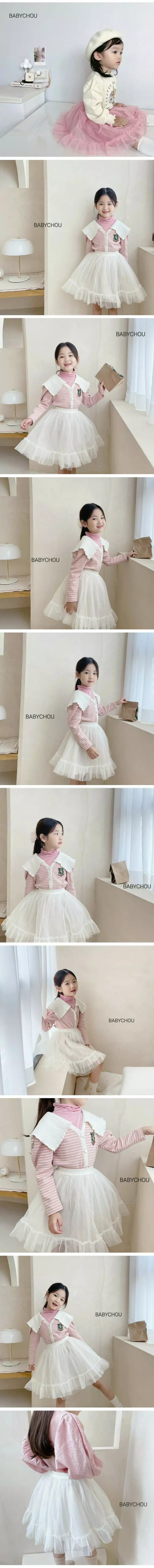Babychou - Korean Children Fashion - #stylishchildhood - Muse Sha Skirt - 3