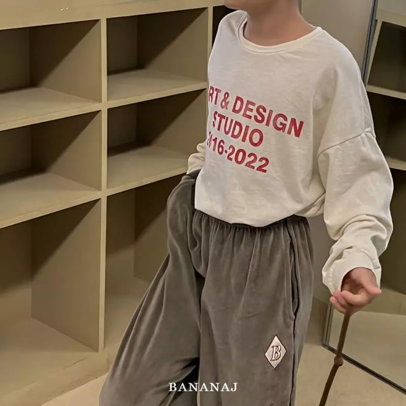 Banana J - Korean Children Fashion - #discoveringself - Art Sticky Tee - 4