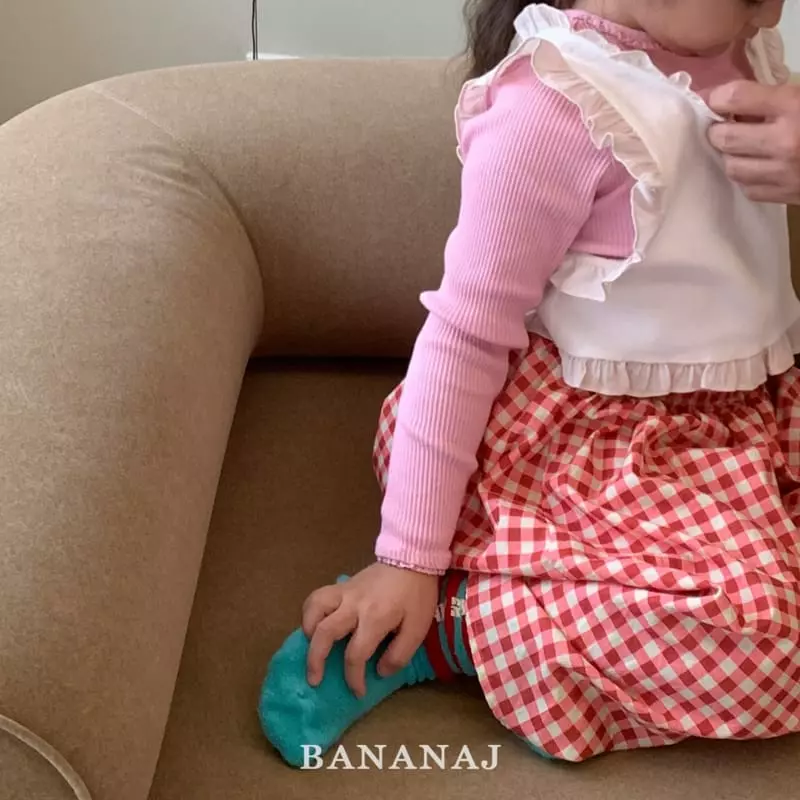 Banana J - Korean Children Fashion - #kidsshorts - Petit Lace Tee - 9