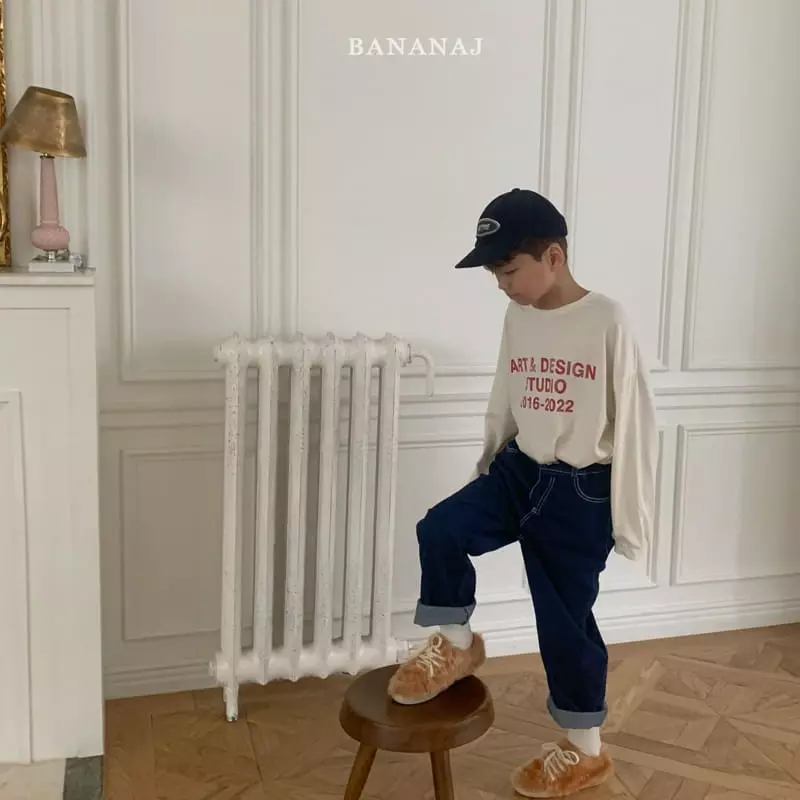 Banana J - Korean Children Fashion - #kidsstore - Art Sticky Tee - 6