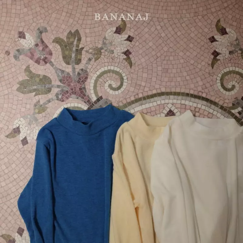 Banana J - Korean Children Fashion - #littlefashionista - Turtleneck Tee - 10