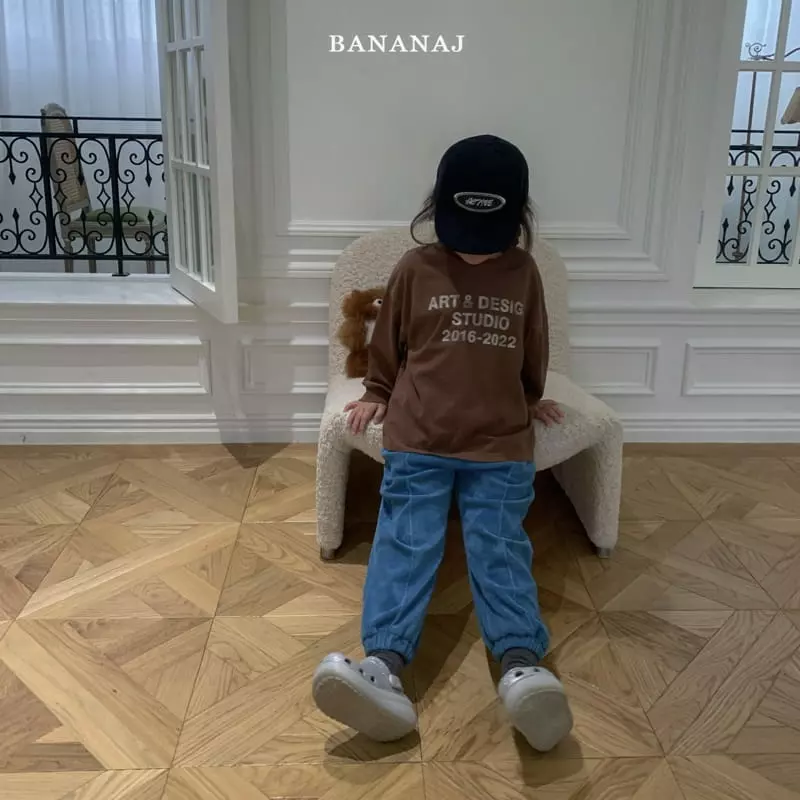 Banana J - Korean Children Fashion - #prettylittlegirls - Art Sticky Tee - 12