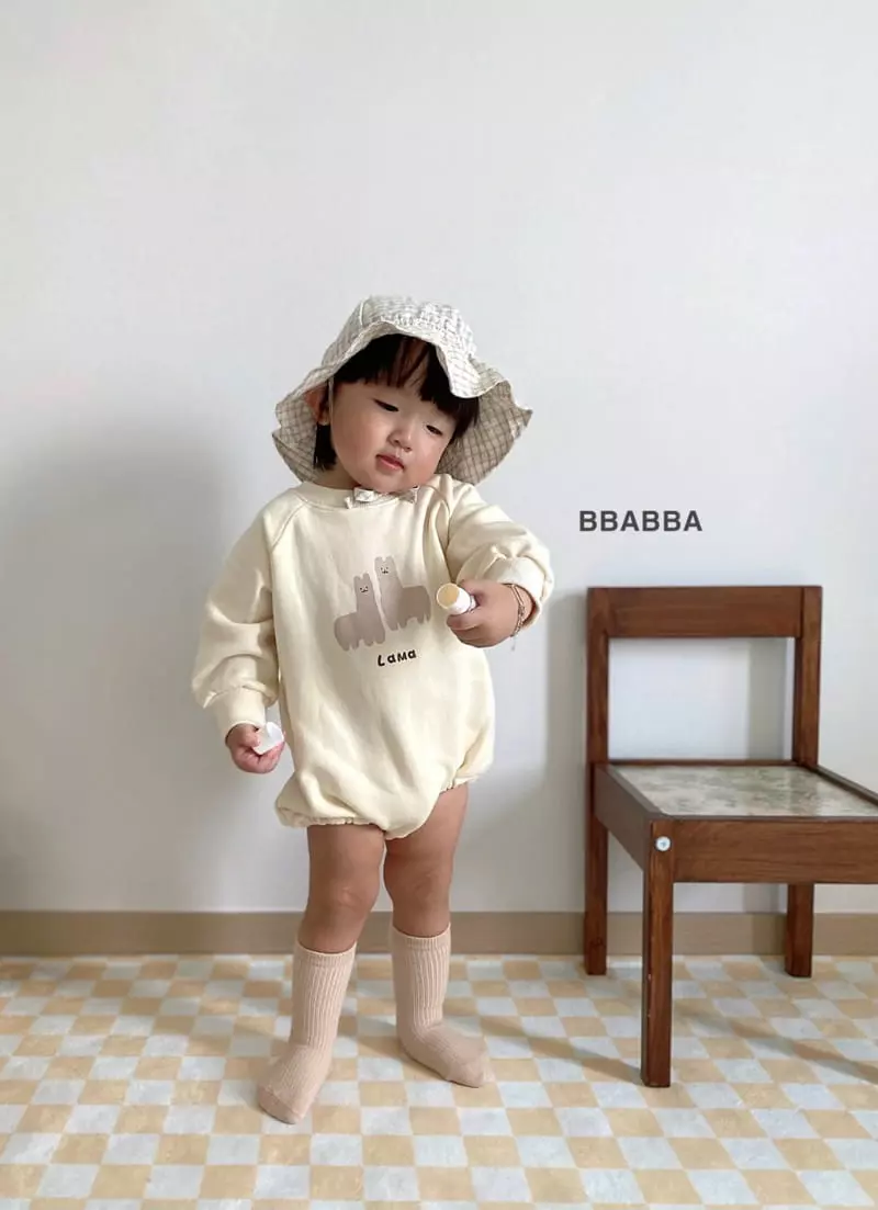 Bbabba - Korean Baby Fashion - #babygirlfashion - Lama Baby Bodysuit - 4