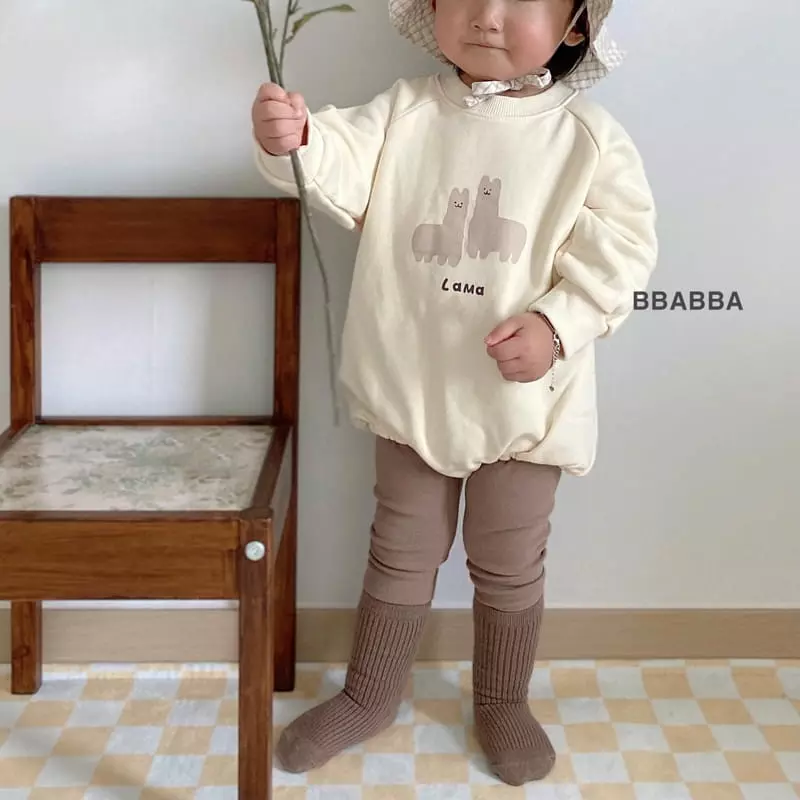 Bbabba - Korean Baby Fashion - #babyoutfit - Lama Baby Bodysuit - 7