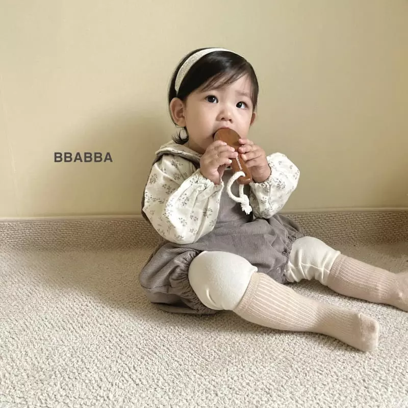 Bbabba - Korean Baby Fashion - #babyoutfit - Coi Rib Baby Bodysuit - 4