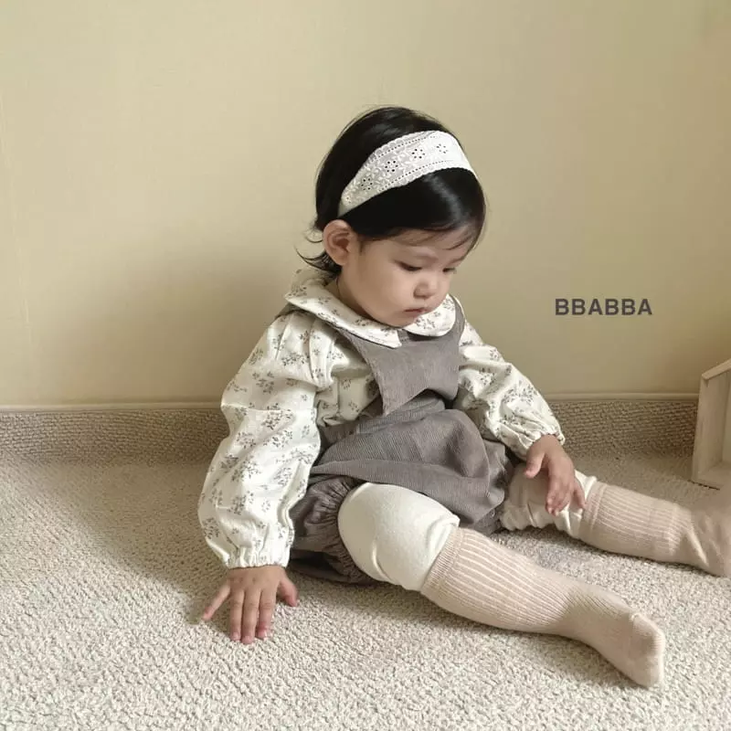 Bbabba - Korean Baby Fashion - #onlinebabyboutique - Coi Rib Baby Bodysuit - 6