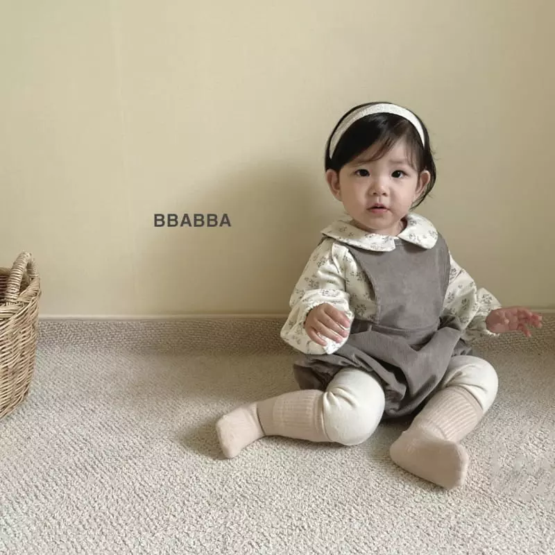 Bbabba - Korean Baby Fashion - #onlinebabyshop - Coi Rib Baby Bodysuit - 7