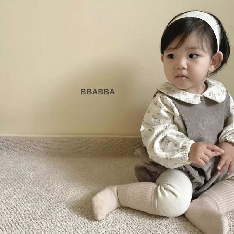 Bbabba - Korean Baby Fashion - #smilingbaby - Coi Rib Baby Bodysuit - 8