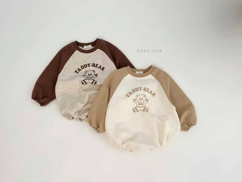 Bebe Nine - Korean Baby Fashion - #babyboutique - Walnut Bear Bodysuit - 9