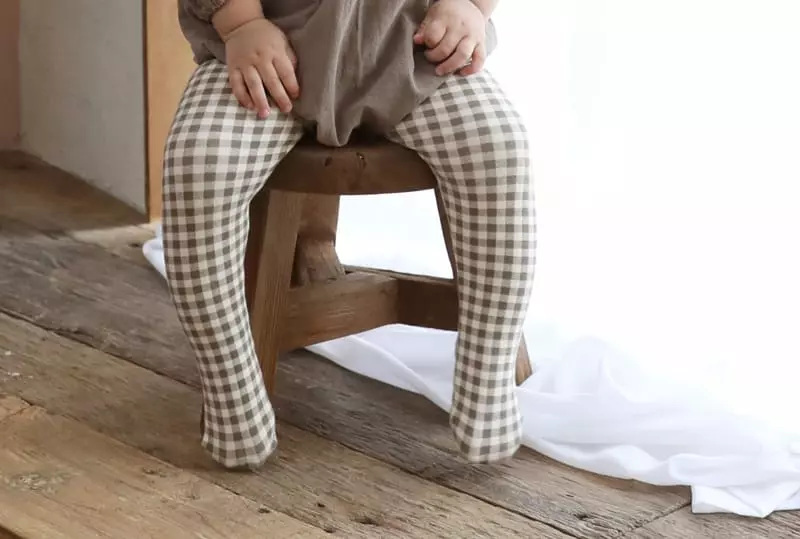 Bebe Nine - Korean Baby Fashion - #babyboutique - Stomach Foot Leggings Simple - 4