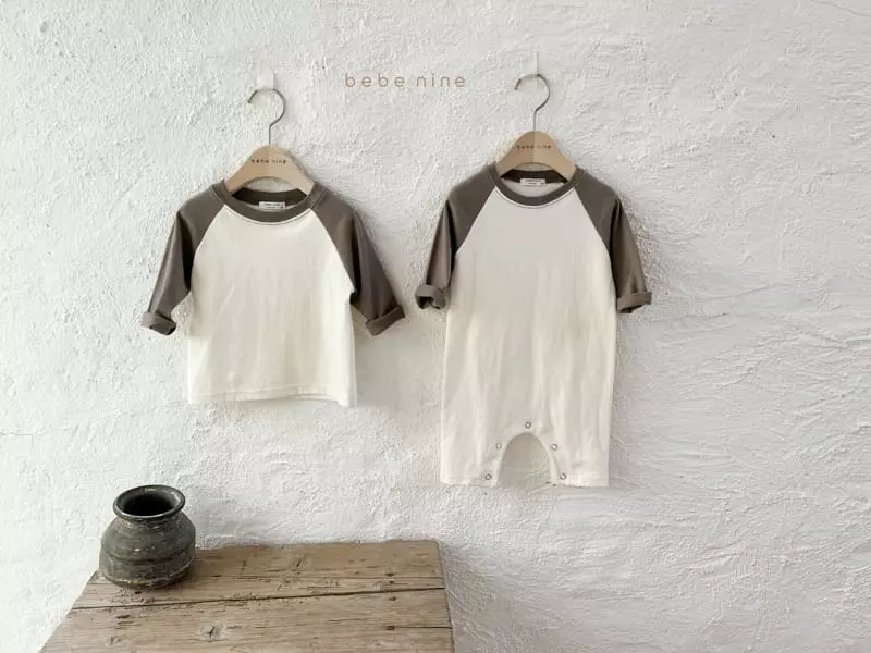 Bebe Nine - Korean Baby Fashion - #babyfashion - Mizzi Raglan Bodysuit