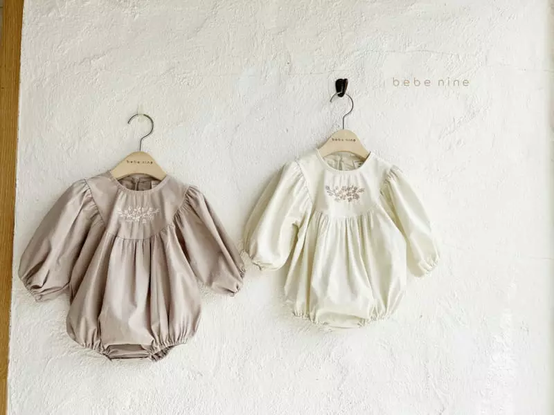 Bebe Nine - Korean Baby Fashion - #babyfashion - Bera Embroidery Bodysuit - 10