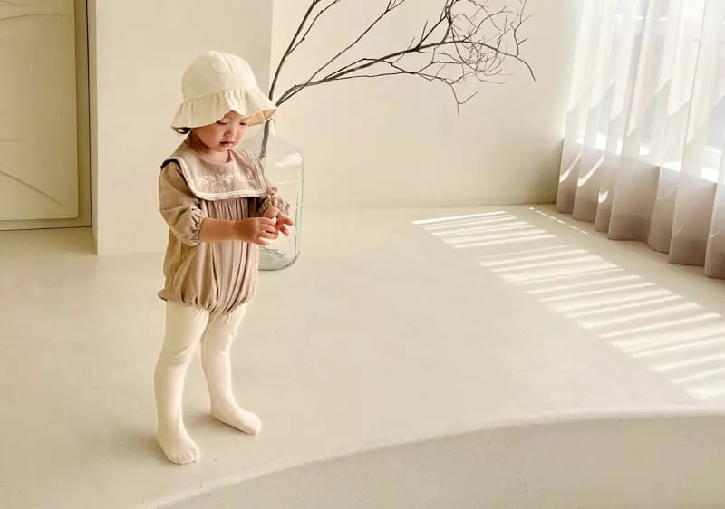 Bebe Nine - Korean Baby Fashion - #babyfashion - Sorbe Embroidery Bodysuit - 11