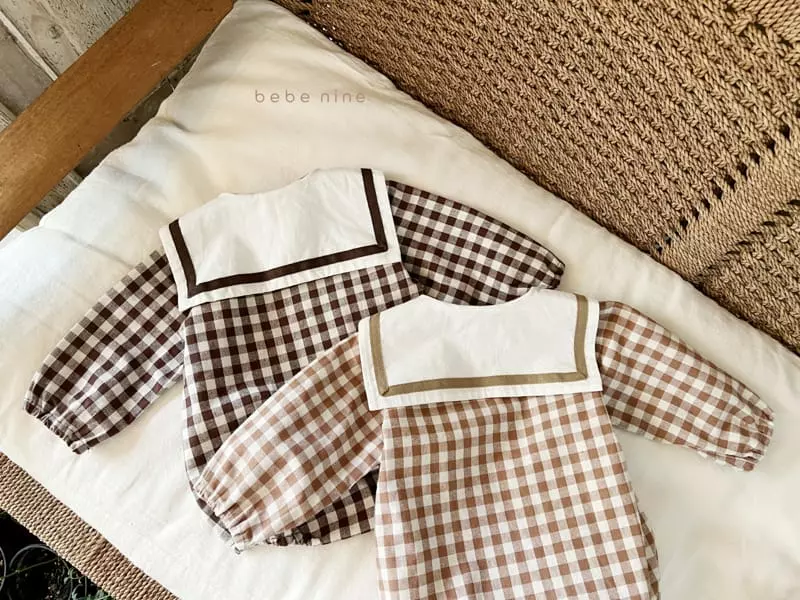Bebe Nine - Korean Baby Fashion - #babyfever - Milk Sailor Bodysuit - 2