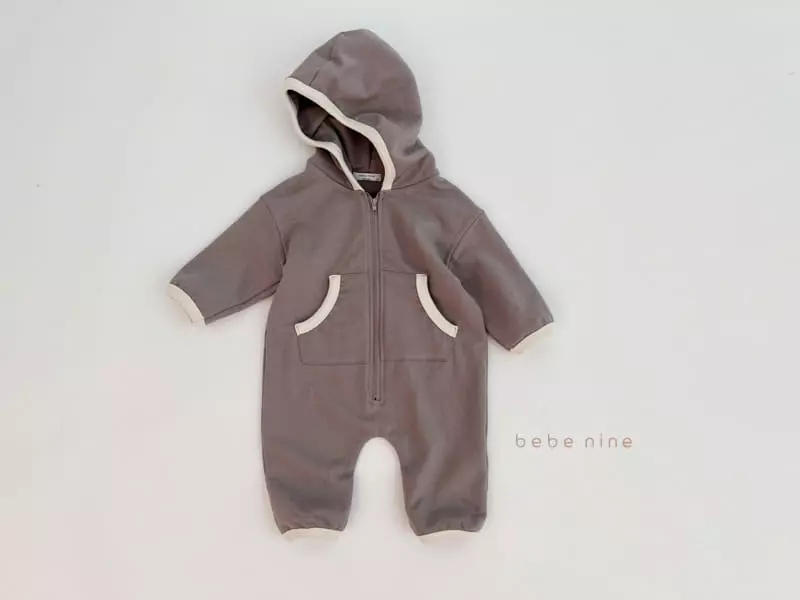Bebe Nine - Korean Baby Fashion - #babyfever - Kangaroo Hoody Color - 2