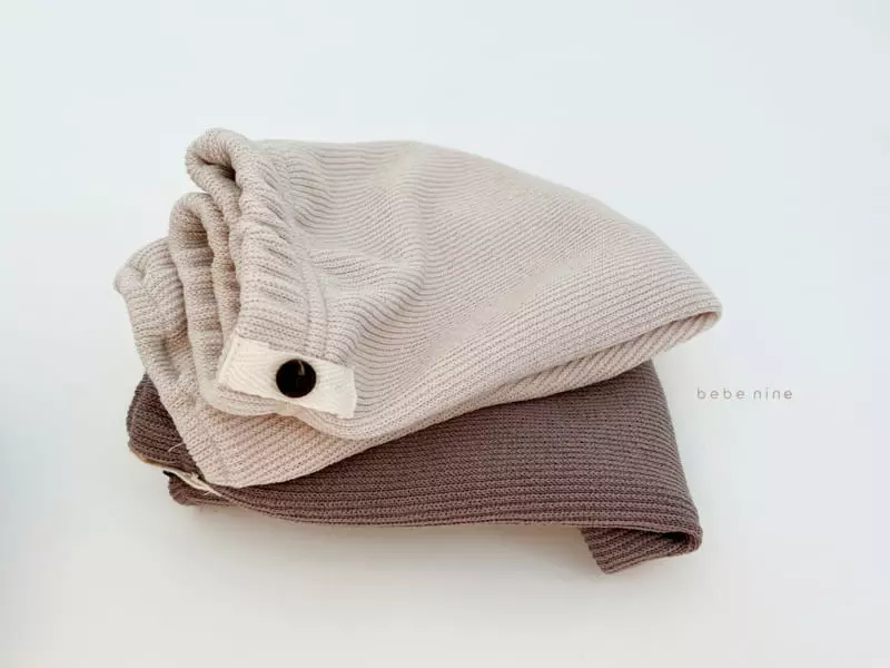 Bebe Nine - Korean Baby Fashion - #babyfever - Knit Daily Top Bottom Set