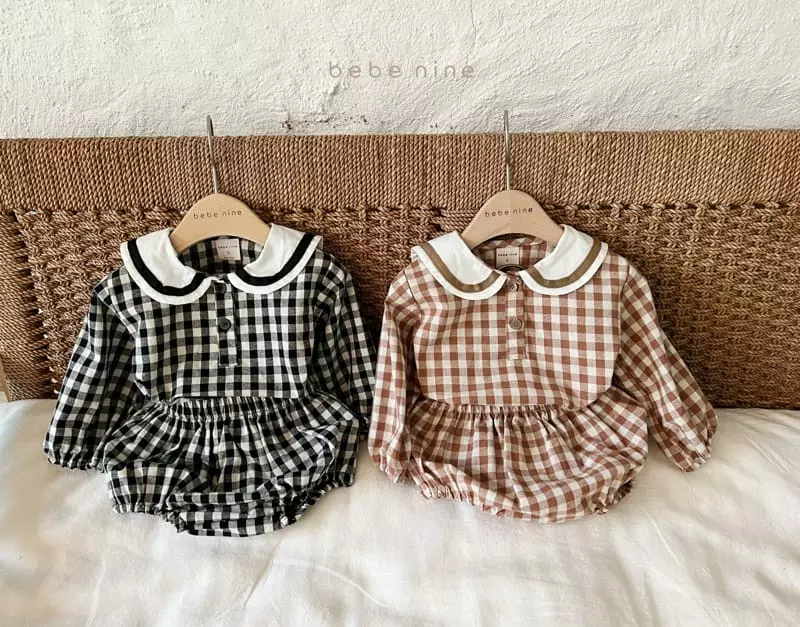 Bebe Nine - Korean Baby Fashion - #babygirlfashion - Cacao Bloomer Top Bottom Set - 7
