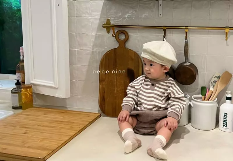Bebe Nine - Korean Baby Fashion - #babygirlfashion - Ppappiyong Waffle Top Bottom Set - 2
