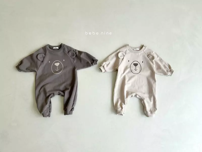 Bebe Nine - Korean Baby Fashion - #babygirlfashion - Bear Bodysuit