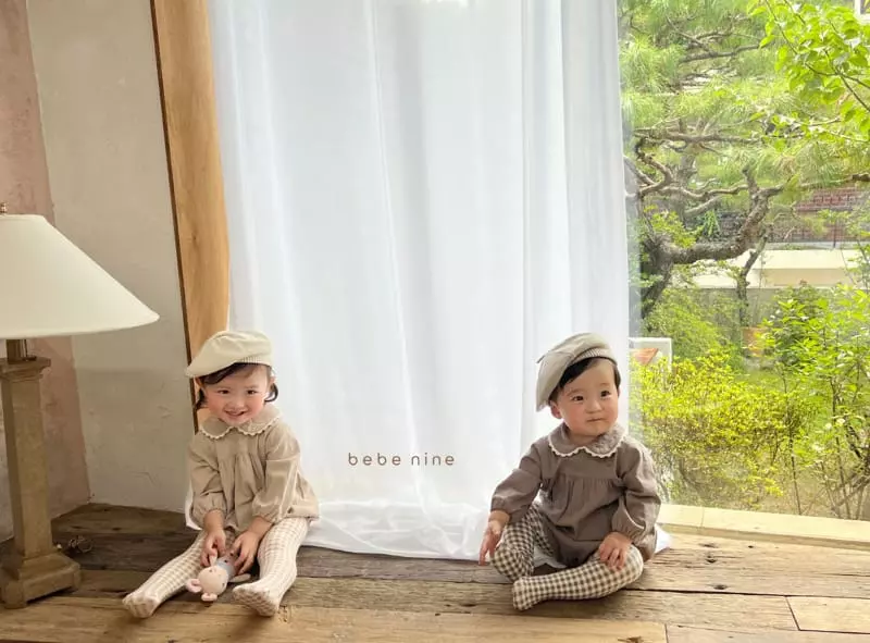 Bebe Nine - Korean Baby Fashion - #babyfever - Cocoa Lace Bodysuit - 4