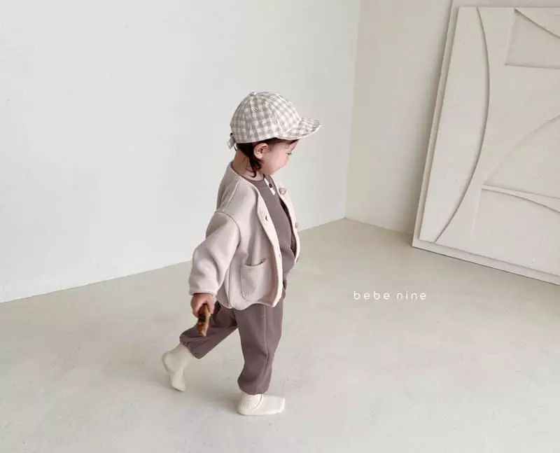 Bebe Nine - Korean Baby Fashion - #babyfever - Beeb Hush Cardigan - 4