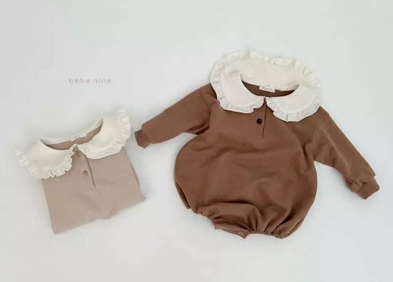 Bebe Nine - Korean Baby Fashion - #babylifestyle - Frill Petit Bodysuit - 2