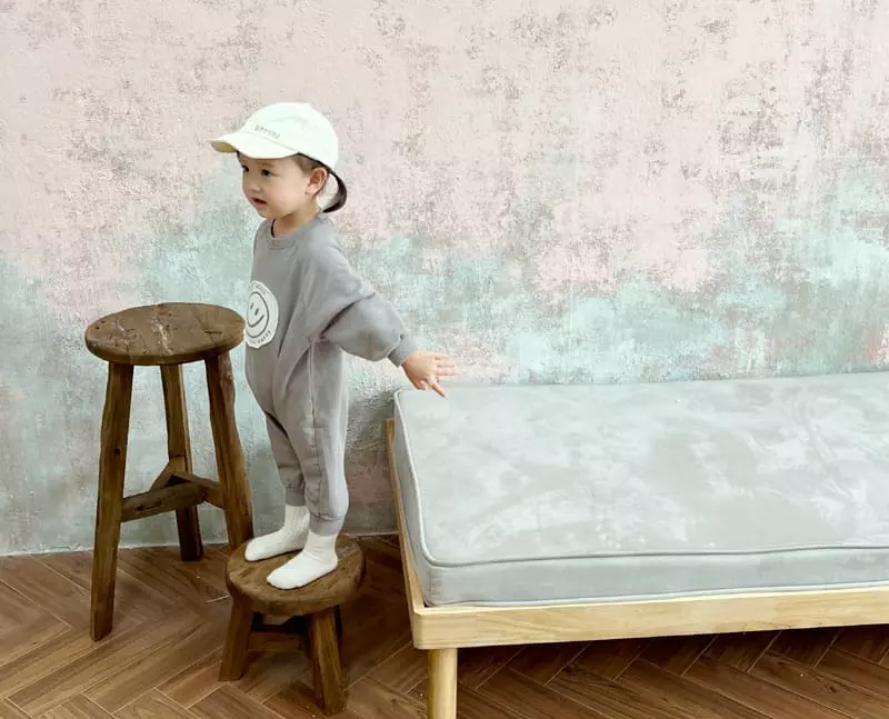 Bebe Nine - Korean Baby Fashion - #babyoninstagram - Smile Bodysuit - 7