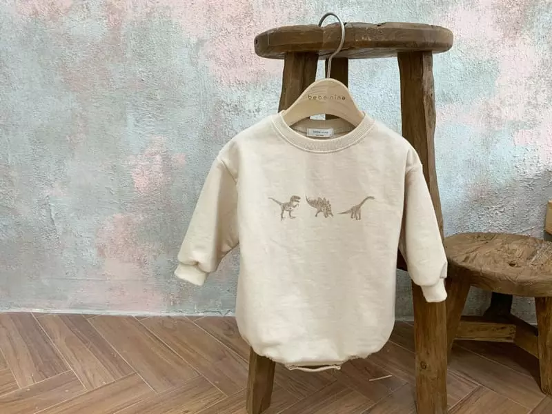 Bebe Nine - Korean Baby Fashion - #babyoninstagram - Tonton Dino Bodysuit - 2