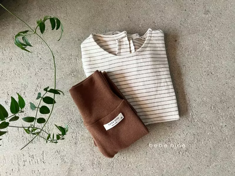 Bebe Nine - Korean Baby Fashion - #babyootd - Otte Stripes Bodysuit - 8