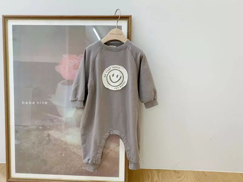 Bebe Nine - Korean Baby Fashion - #babyootd - Smile Bodysuit - 8