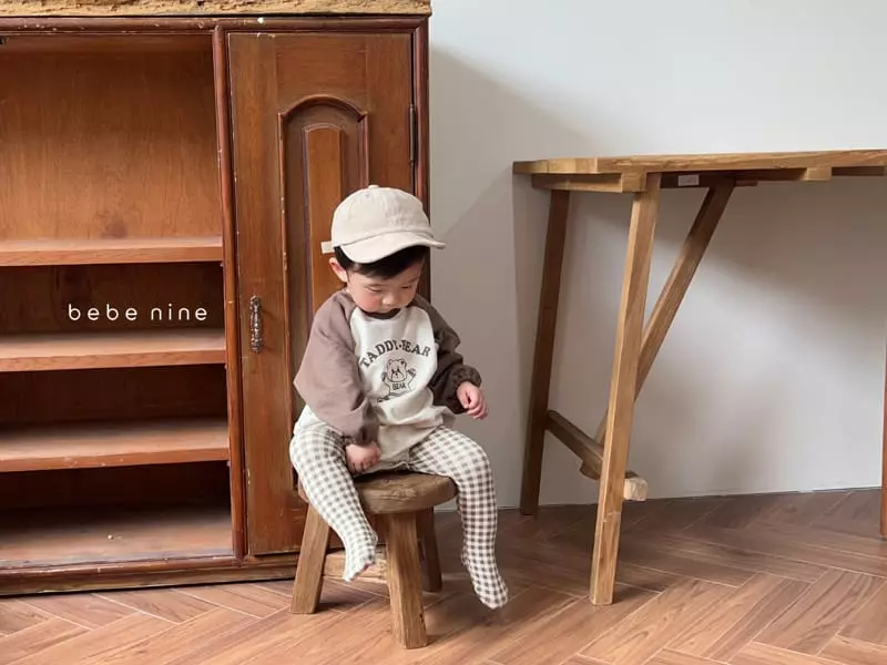 Bebe Nine - Korean Baby Fashion - #babyootd - Walnut Bear Bodysuit - 2