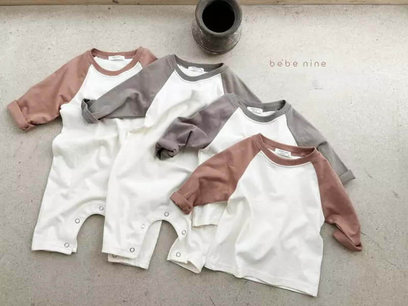 Bebe Nine - Korean Baby Fashion - #babyoutfit - Mizzi Raglan Bodysuit - 8