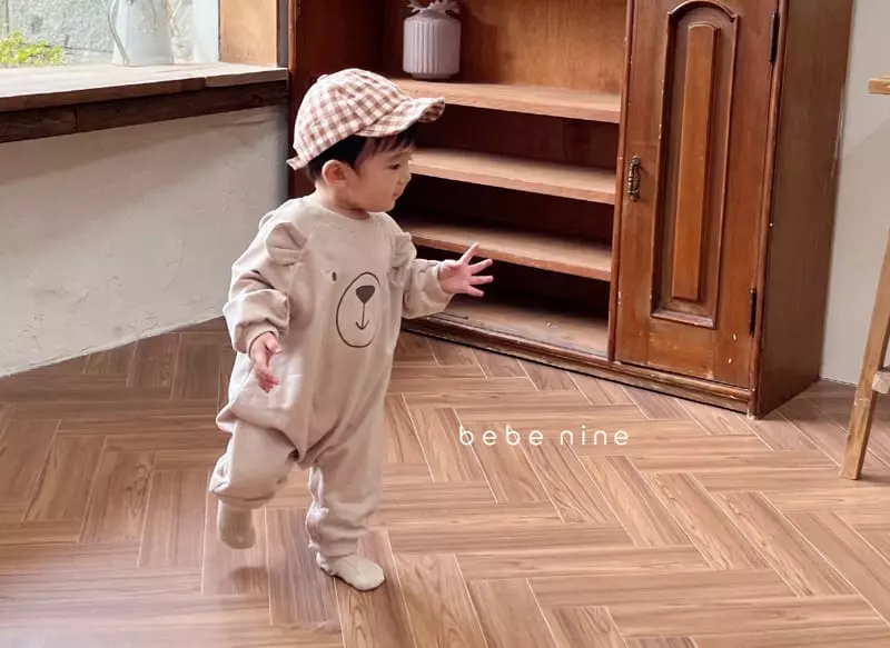 Bebe Nine - Korean Baby Fashion - #babyoutfit - Bear Bodysuit - 5
