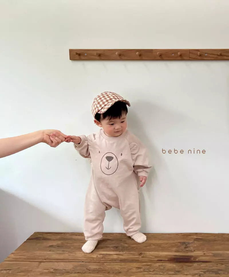 Bebe Nine - Korean Baby Fashion - #babyoutfit - Bear Bodysuit - 6