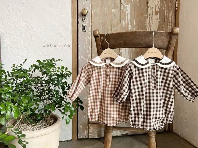 Bebe Nine - Korean Baby Fashion - #babyoutfit - Milk Sailor Bodysuit - 8