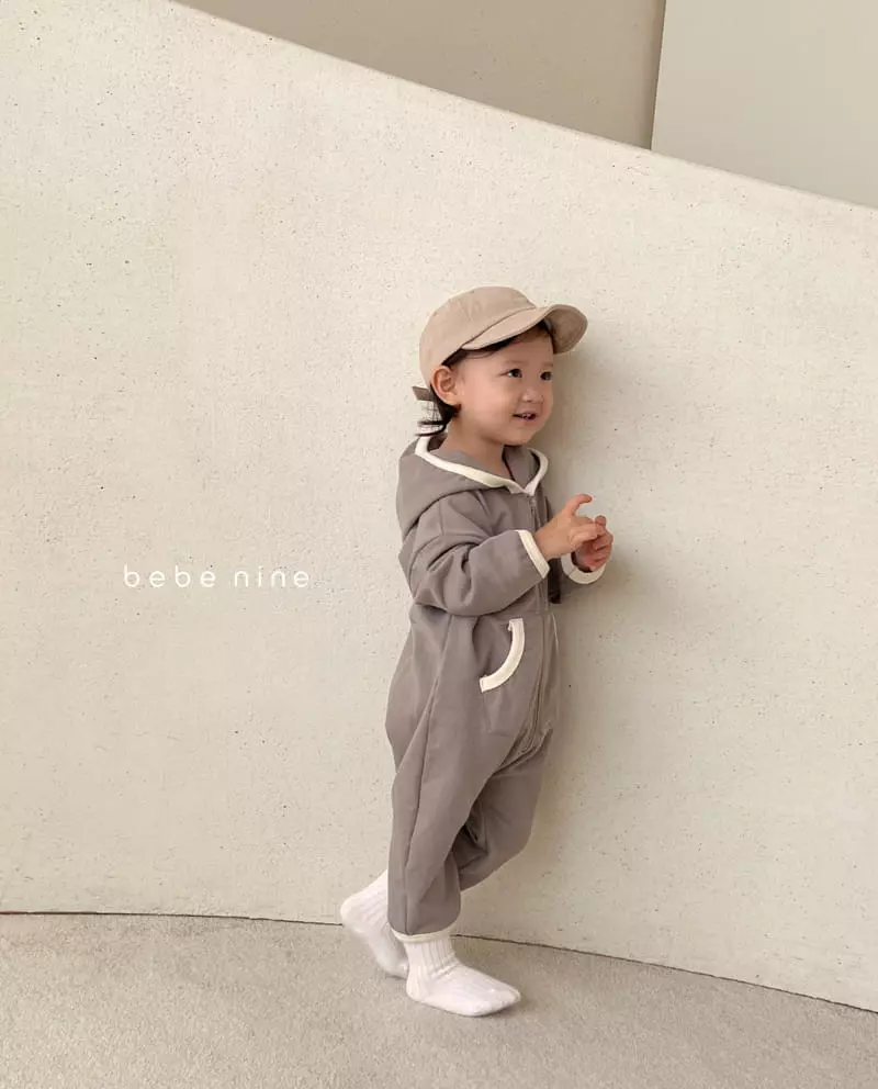 Bebe Nine - Korean Baby Fashion - #babyoutfit - Kangaroo Hoody Color - 7