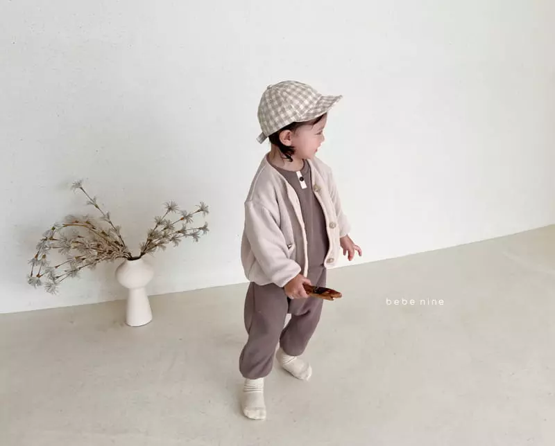 Bebe Nine - Korean Baby Fashion - #babyoutfit - Knit Daily Top Bottom Set - 7